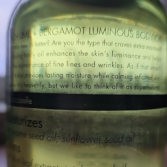New Whish French Lime & Bergamot Luminous Body Oil Continuous Moisture 13 Fl oz - Picture 5 of 5